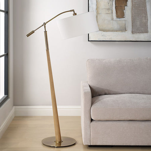 Uttermost Kennett 1 Light Wooden Floor Lamp