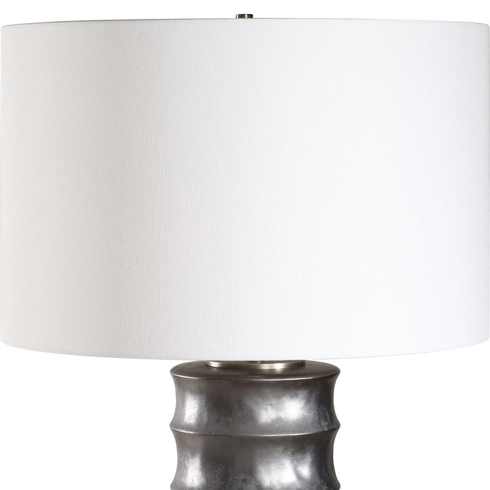 Uttermost Corvair 1 Light Scalloped Table Lamp, Bronze