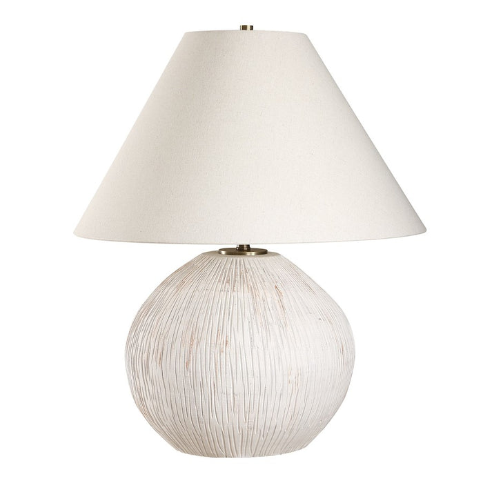 Uttermost Meryl 1 Light Aged White Table Lamp