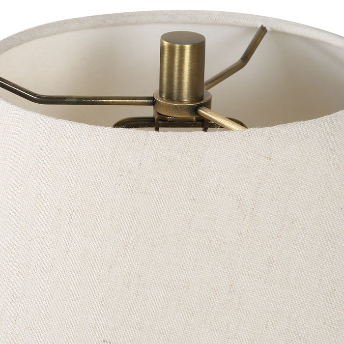 Uttermost Meryl 1 Light Aged White Table Lamp