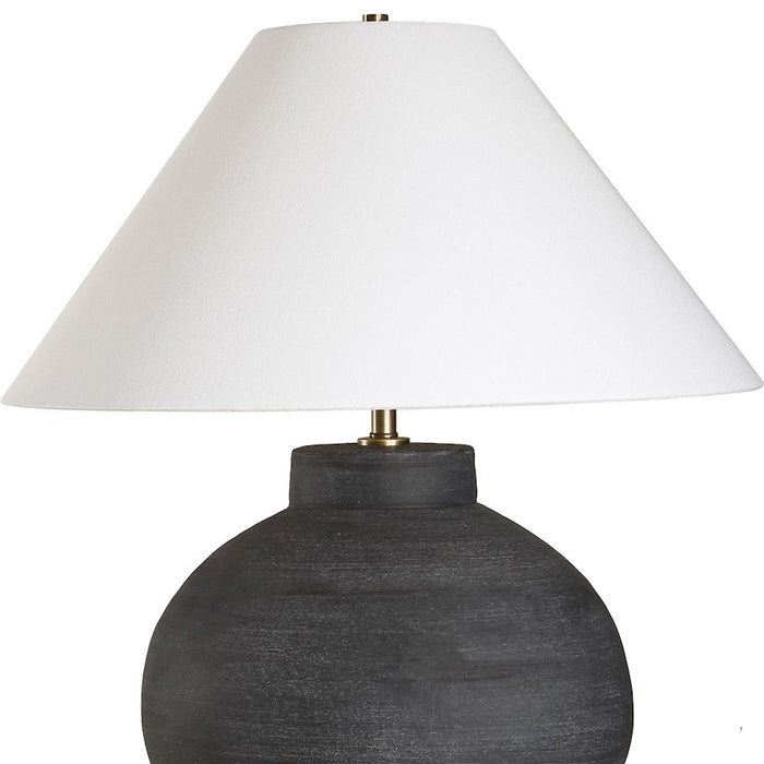 Uttermost Tramore 1 Light Rustic Charcoal Table Lamp