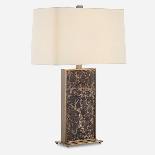 Uttermost Lafferty 1 Light Marble Table Lamp, Brown - 30501-1