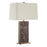 Uttermost Lafferty 1 Light Marble Table Lamp, Brown