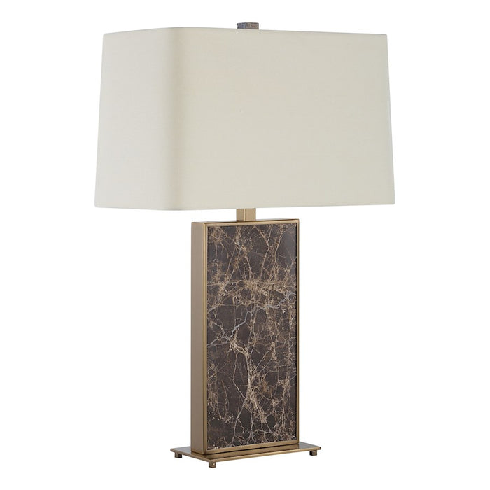 Uttermost Lafferty 1 Light Marble Table Lamp, Brown