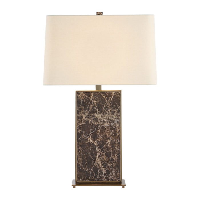 Uttermost Lafferty 1 Light Marble Table Lamp, Brown