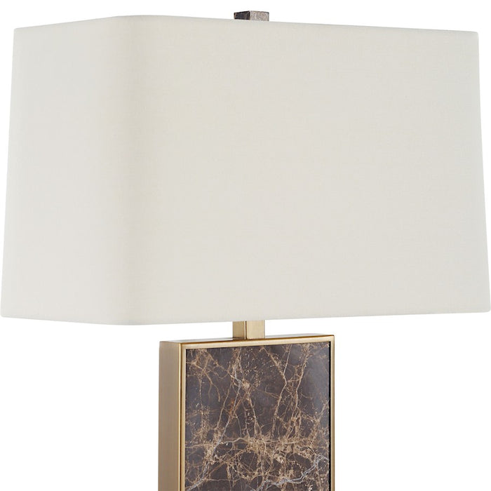 Uttermost Lafferty 1 Light Marble Table Lamp, Brown