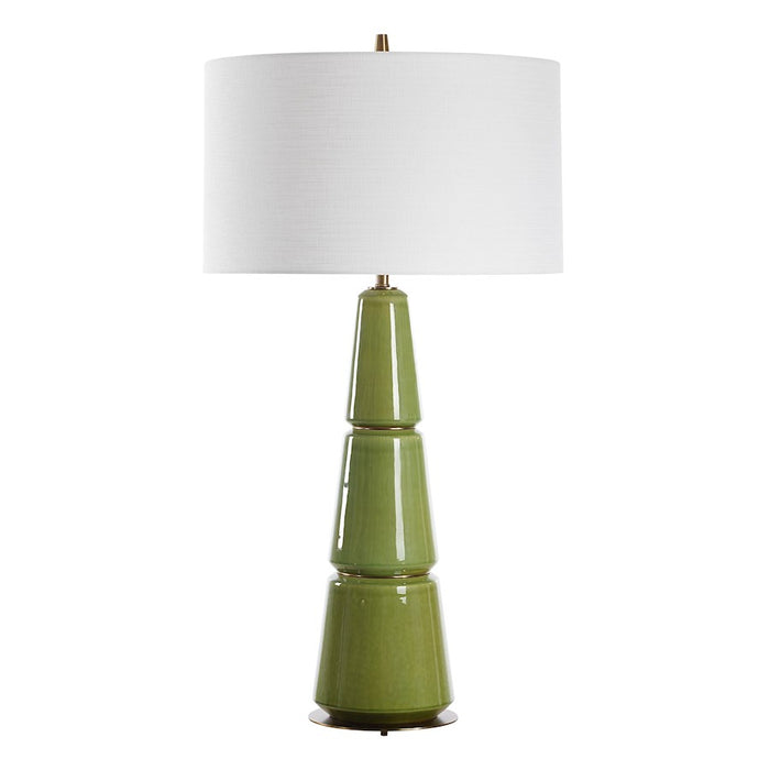 Uttermost Mendell 1 Light Moss Green Table Lamp