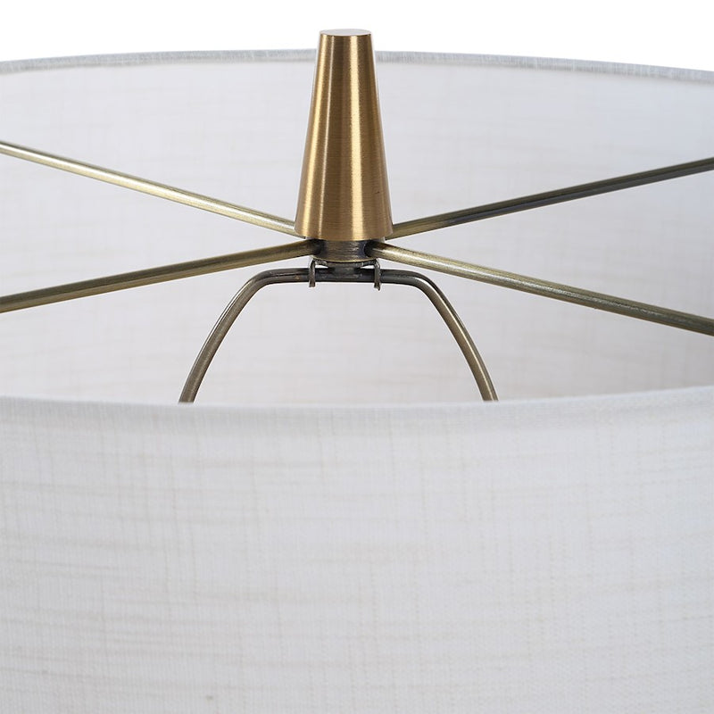 Uttermost Mendell 1 Light Moss Green Table Lamp