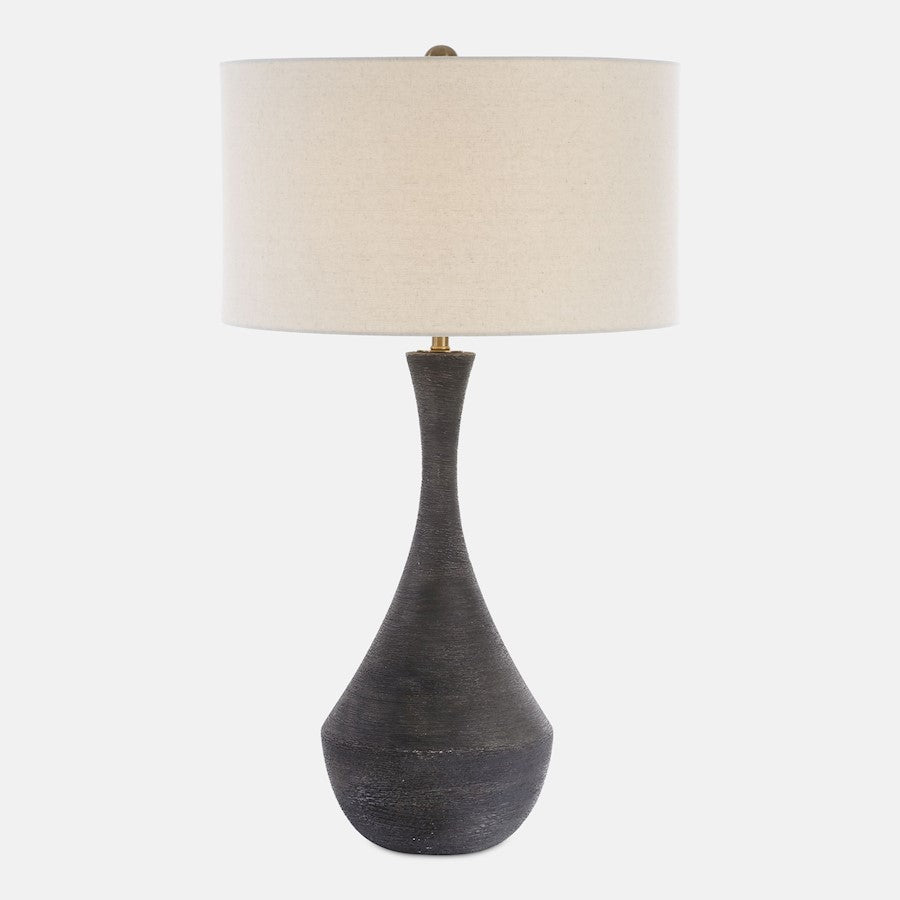 Uttermost Helston 1 Light Dark Charcoal Table Lamp - 30503
