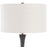Uttermost Helston 1 Light Dark Charcoal Table Lamp