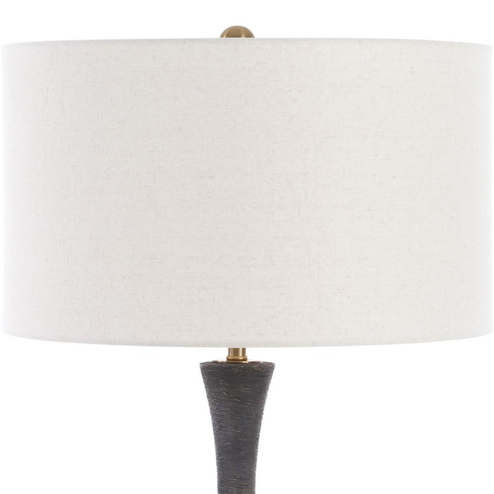 Uttermost Helston 1 Light Dark Charcoal Table Lamp
