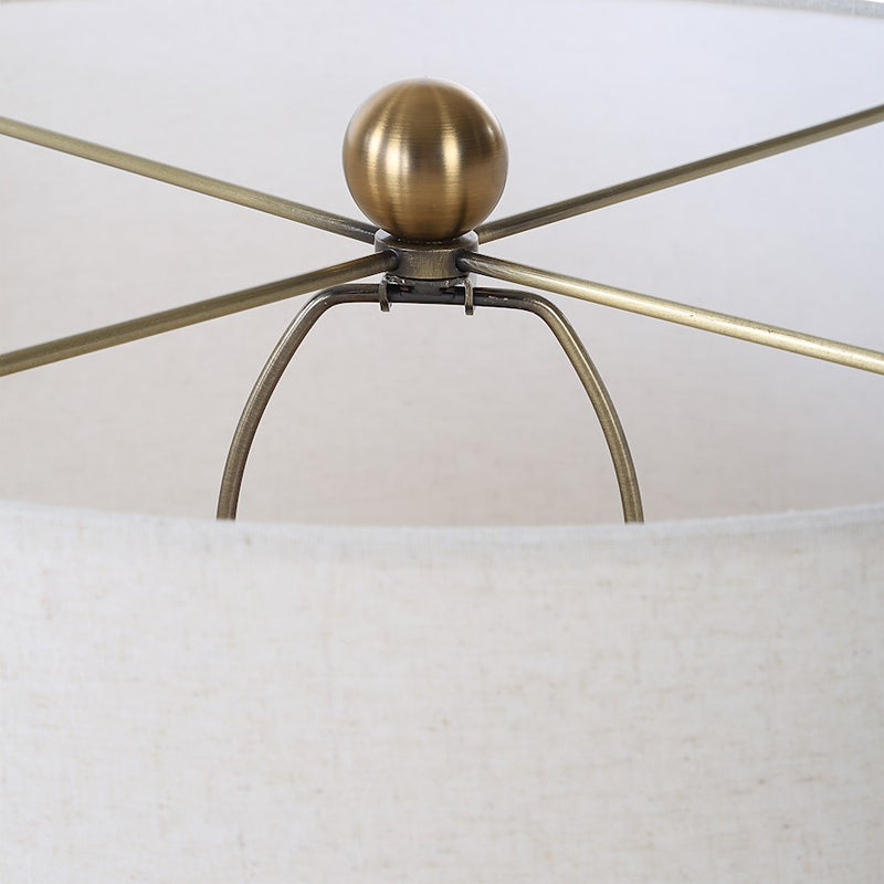 Uttermost Helston 1 Light Dark Charcoal Table Lamp
