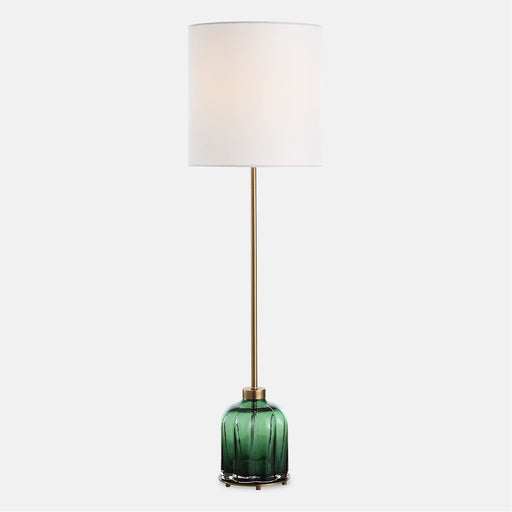 Uttermost Lois 1 Light Green Glass Buffet Lamp - 30504-1