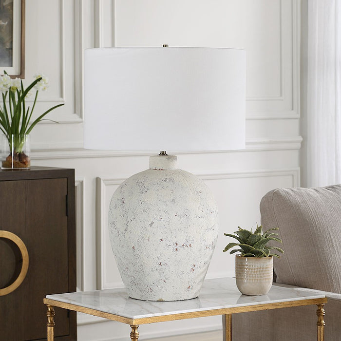 Uttermost Karena 1 Light Ivory Table Lamp