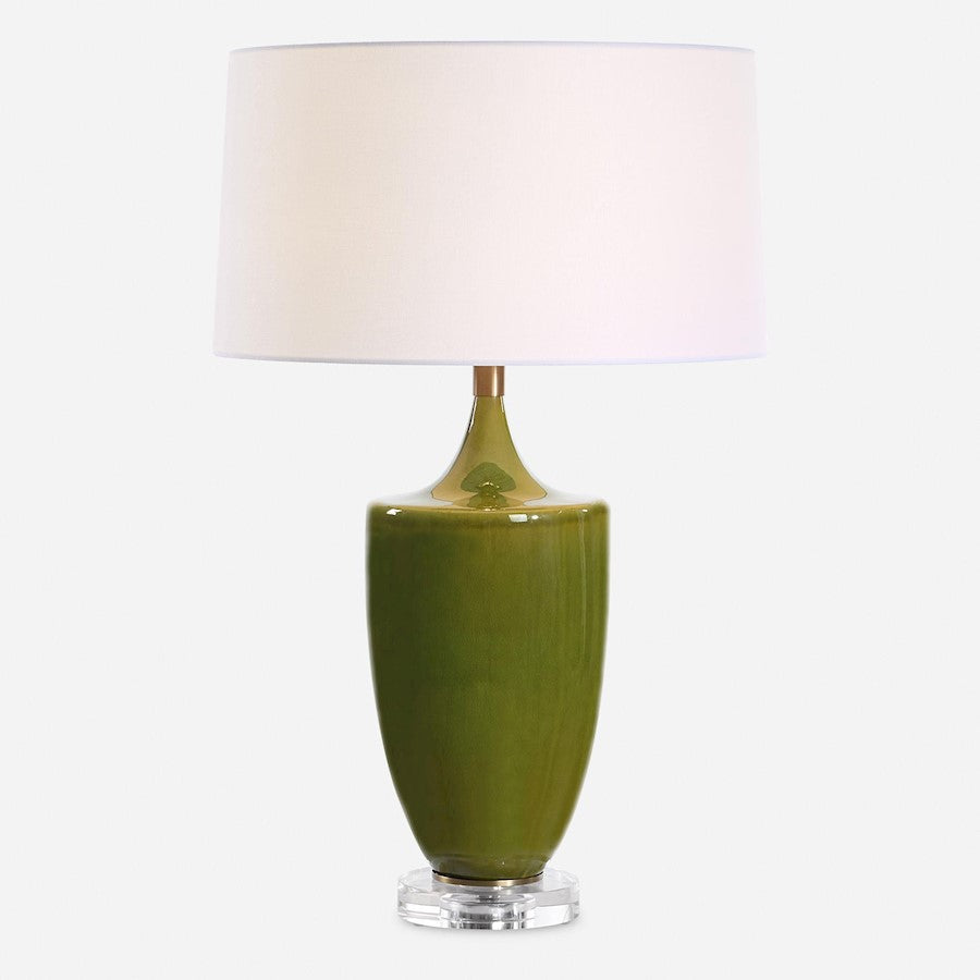 Uttermost Adela 1 Light Moss Green Table Lamp - 30510-1