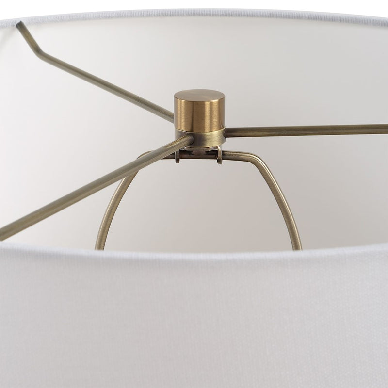 Uttermost Adela 1 Light Moss Green Table Lamp