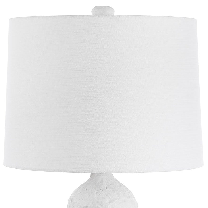 Uttermost Sonata 1 Light Textured White Table Lamp