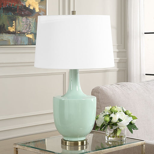 Uttermost Kyla 1 Light Mint Green Table Lamp