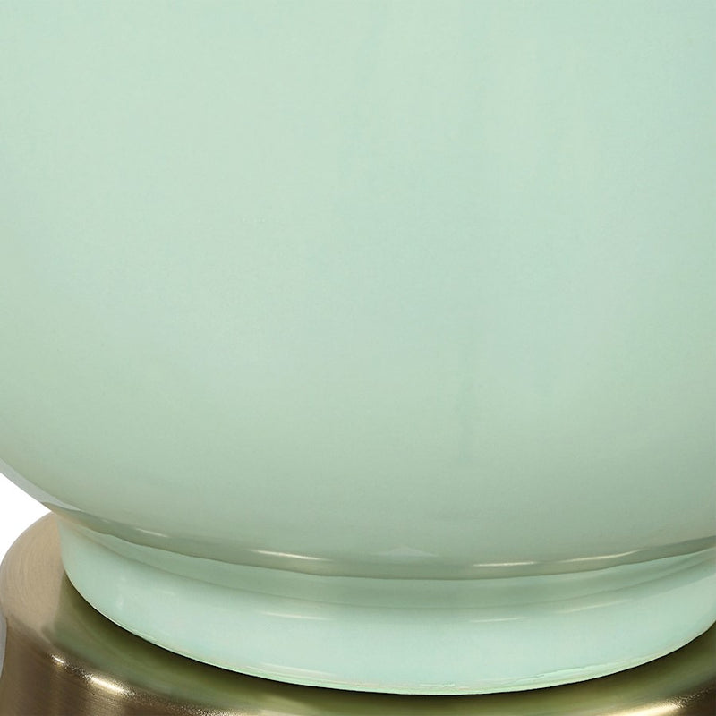 Uttermost Kyla 1 Light Mint Green Table Lamp