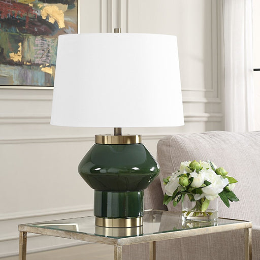 Uttermost Tayson 1 Light Jade Green Table Lamp