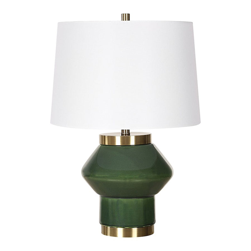 Uttermost Tayson 1 Light Jade Green Table Lamp