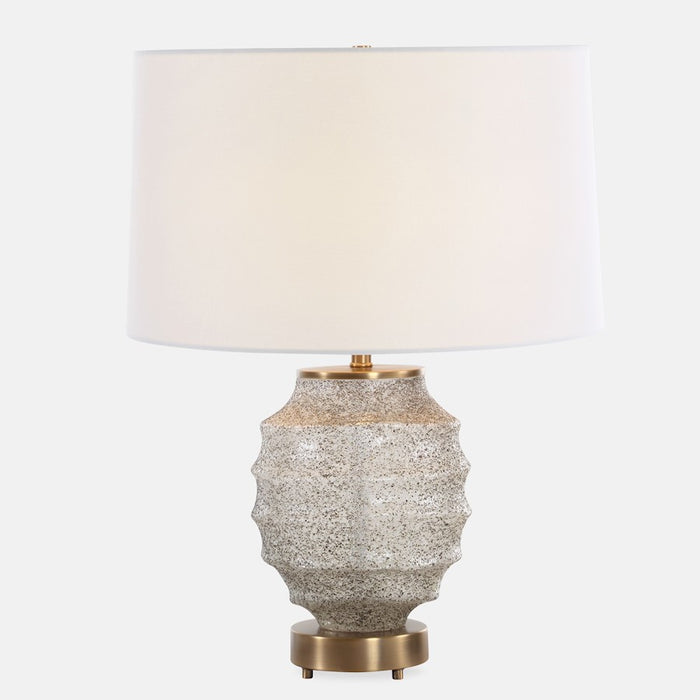 Uttermost Acosta 1 Light Ribbed Table Lamp, Bronze - 30520-1