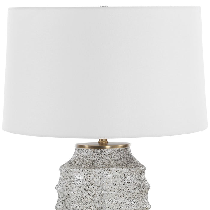 Uttermost Acosta 1 Light Ribbed Table Lamp, Bronze