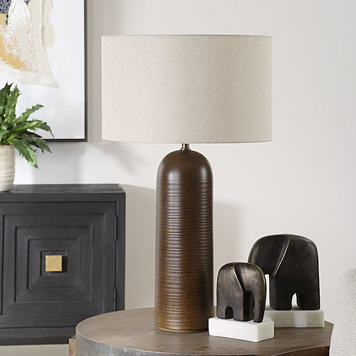 Uttermost Trexler 1 Light Brown Table Lamp