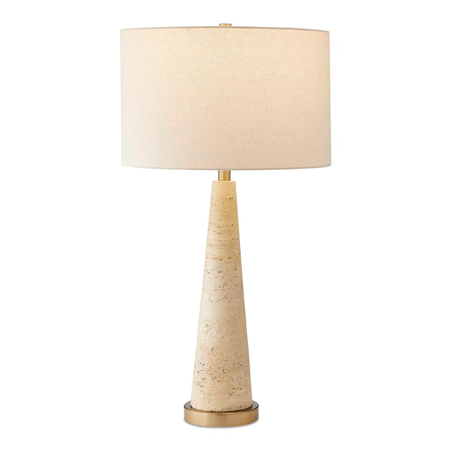 Uttermost Perkins Travertine Table Lamp, Beige - 30536-1