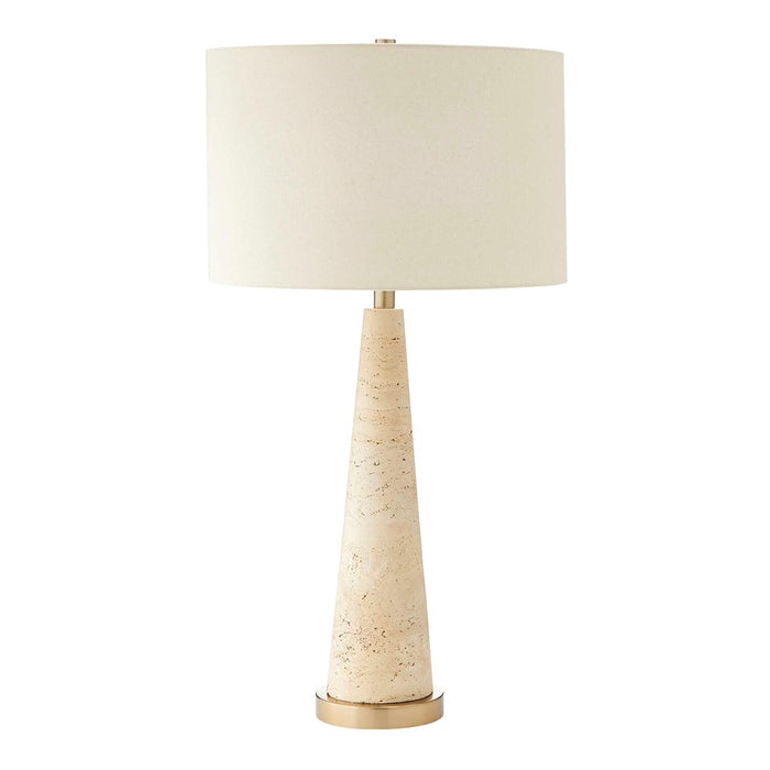 Uttermost Perkins Travertine Table Lamp, Beige