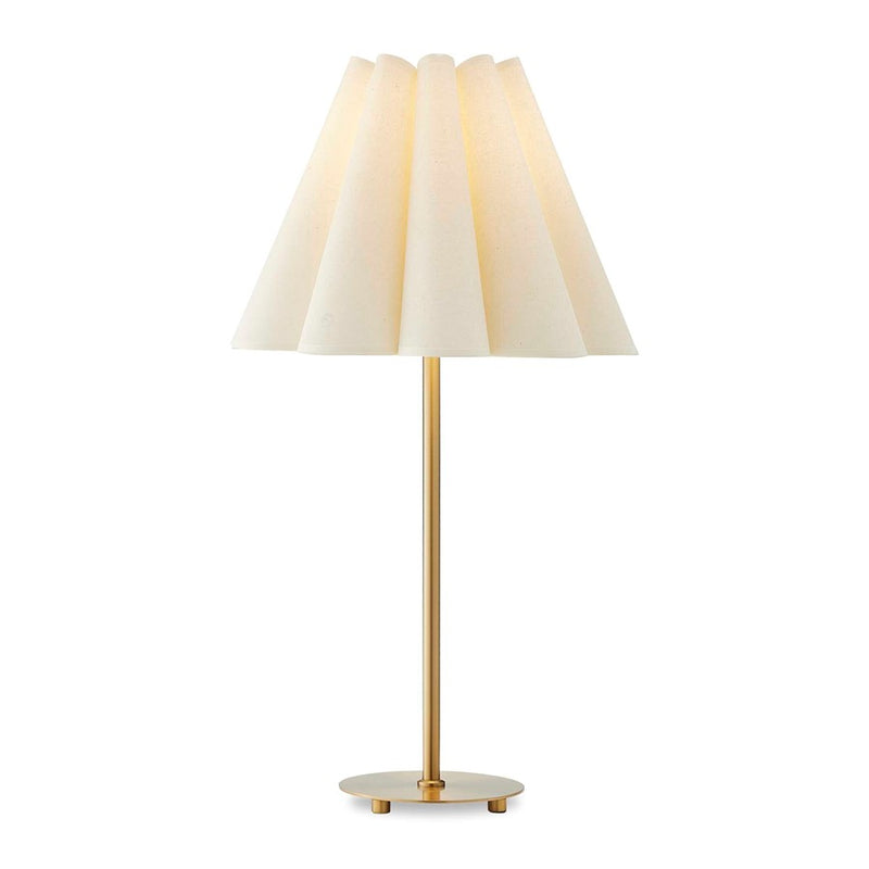 Uttermost Lilabet Fluted Shade Table Lamp, Brass - 30539-1