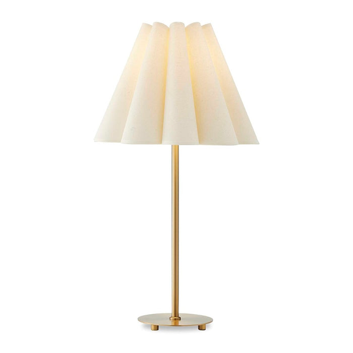 Uttermost Lilabet Fluted Shade Table Lamp, Brass - 30539-1
