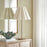Uttermost Lilabet Fluted Shade Table Lamp, Brass