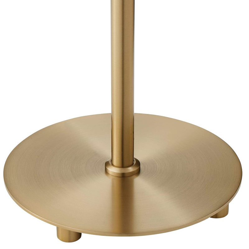 Uttermost Lilabet Fluted Shade Table Lamp, Brass