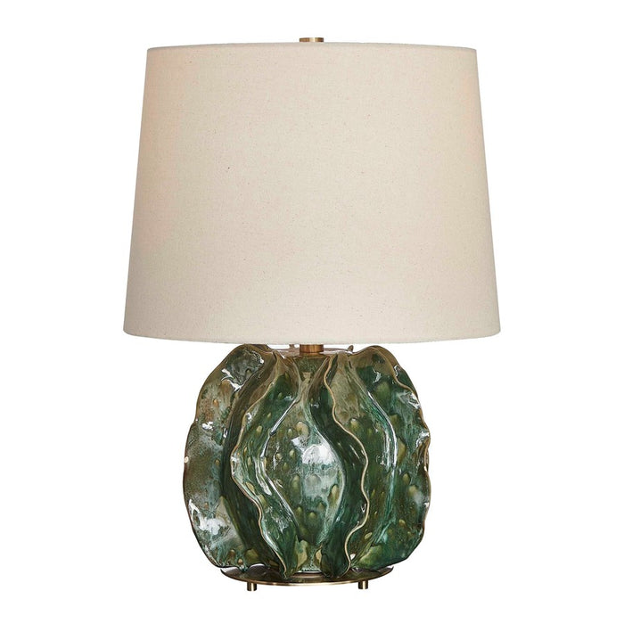 Uttermost Guinevere Deep Green Table Lamp