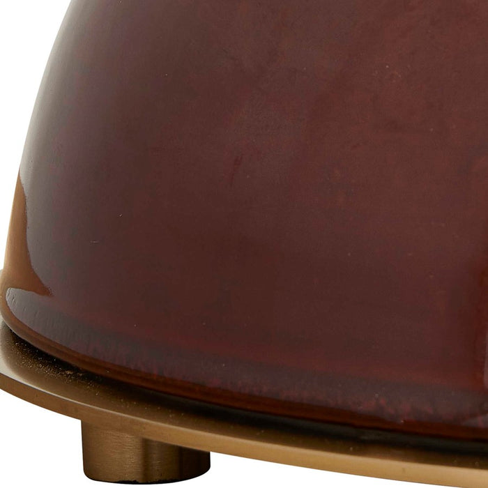 Uttermost Colette Burgundy Table Lamp