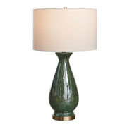 Uttermost Colestin Deep Green Table Lamp - 30556-1