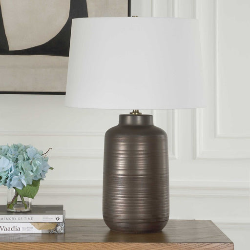 Uttermost Calderone Bronze Table Lamp