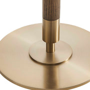 Uttermost Iliana 30in 1-Light Table Lamp | Dark Walnut Wood and Antique Brass Iron | Living Room & Bedroom | 14 x 14 x 30 in | Model 30812-1