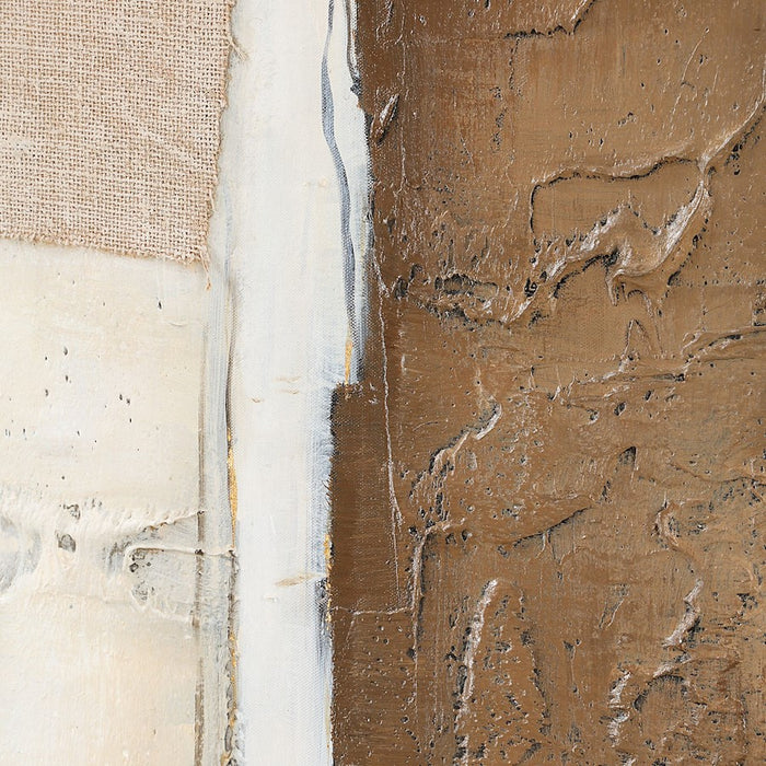 Uttermost Interference Hand Painted Canvas, Black