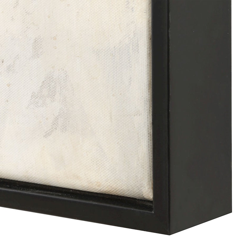 Uttermost Interference Hand Painted Canvas, Black