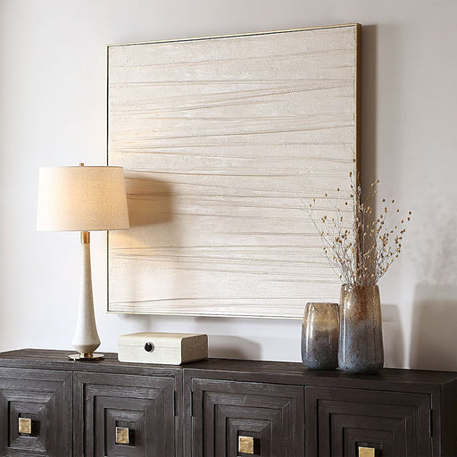 Uttermost Walking The Line Minimalist Canvas Art, Gold