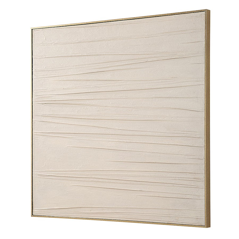 Uttermost Walking The Line Minimalist Canvas Art, Gold