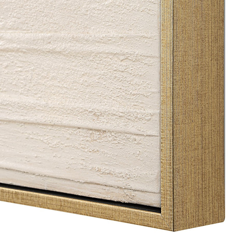 Uttermost Walking The Line Minimalist Canvas Art, Gold
