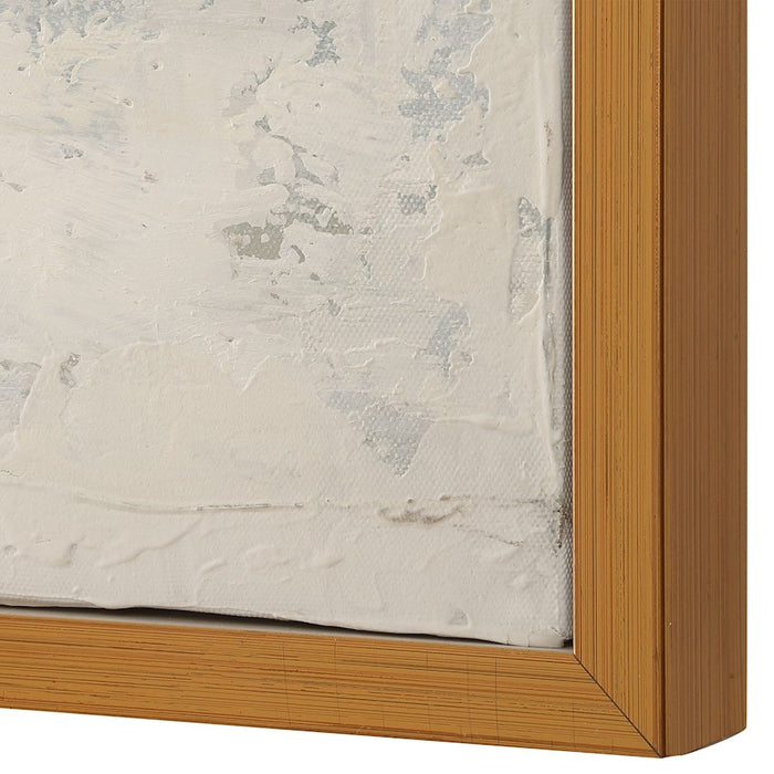 Uttermost Foggy Morning Abstract Art, Gold