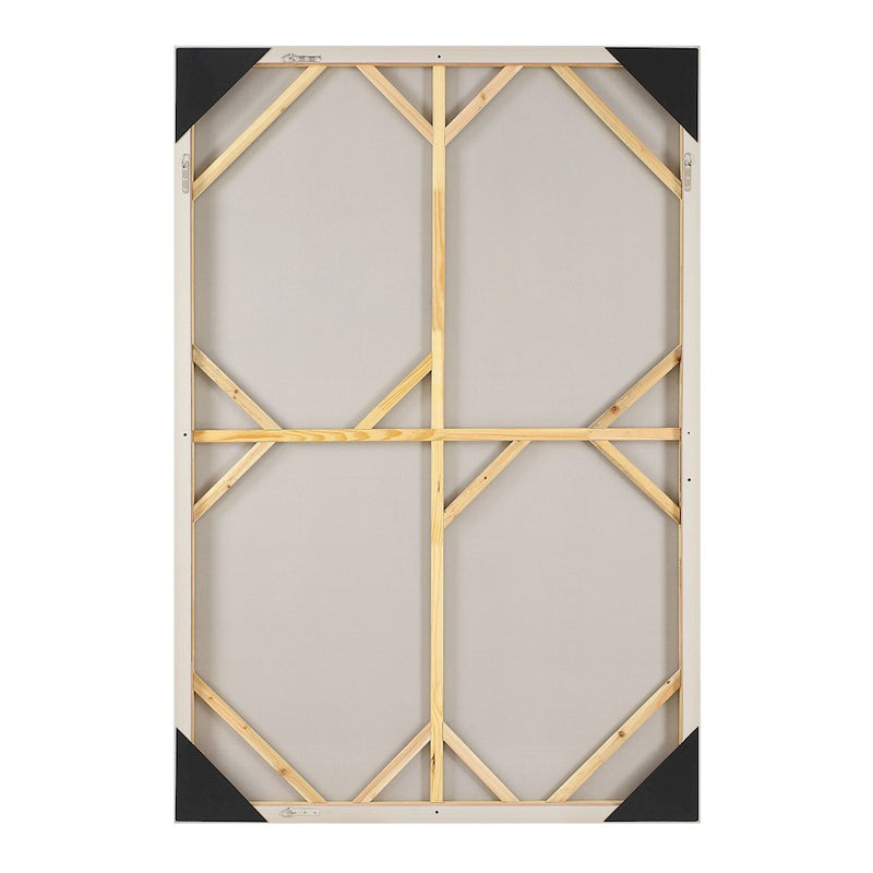 Uttermost Waterfront Geometric Abstract Art, Gold