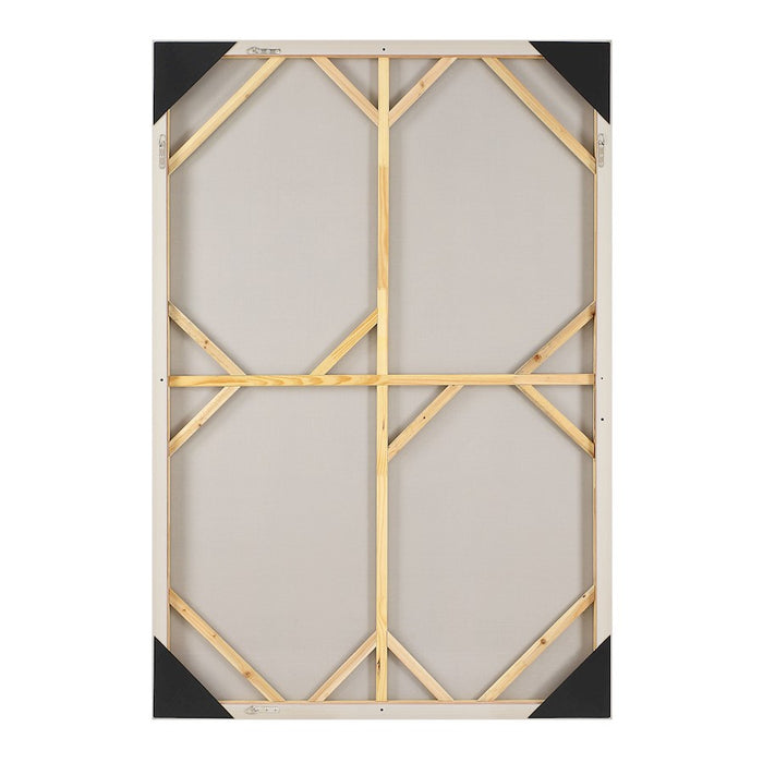 Uttermost Waterfront Geometric Abstract Art, Gold
