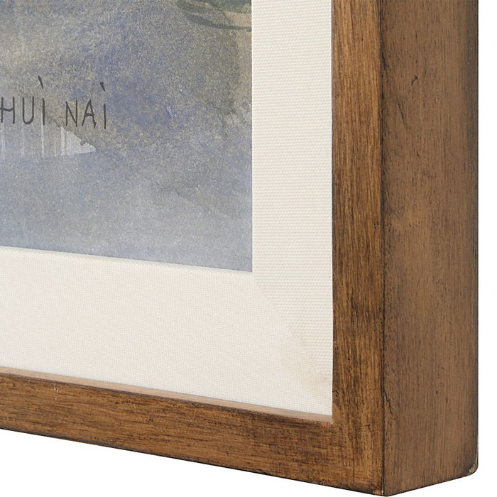 Uttermost River Afternoon Landscape Print, White