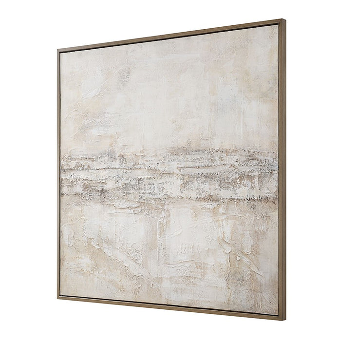 Uttermost Desert Oasis Abstract Canvas Art, Warm Gray