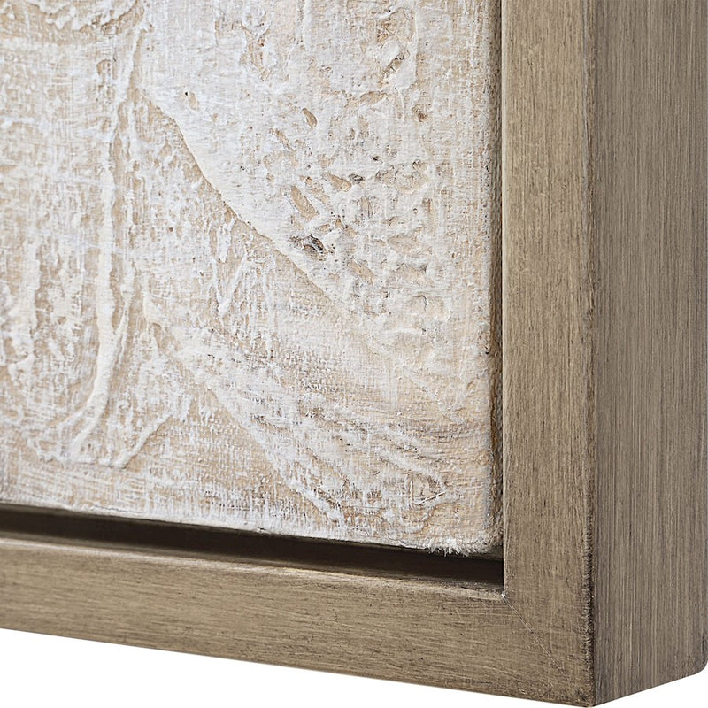 Uttermost Desert Oasis Abstract Canvas Art, Warm Gray